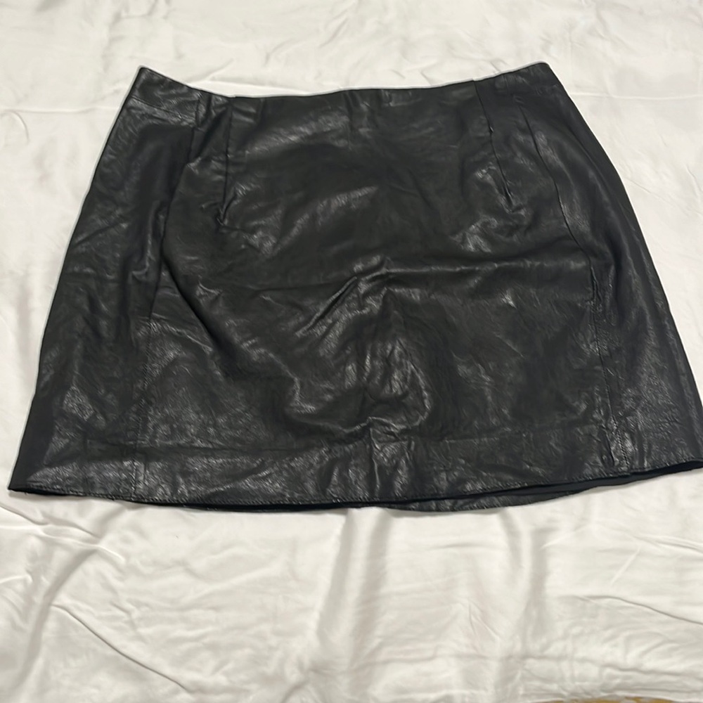 Vince leather skirt
